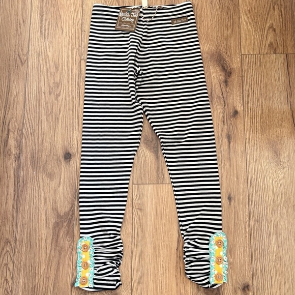 NWT Matilda Jane Girls Once Upon A Time Haystack Leggings Size 8 - Picture 1 of 6